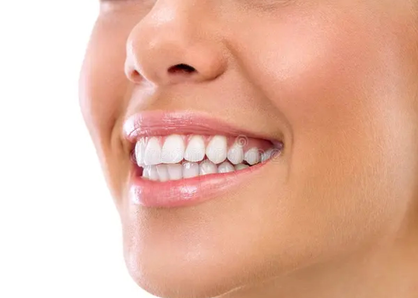 A bright, white smile