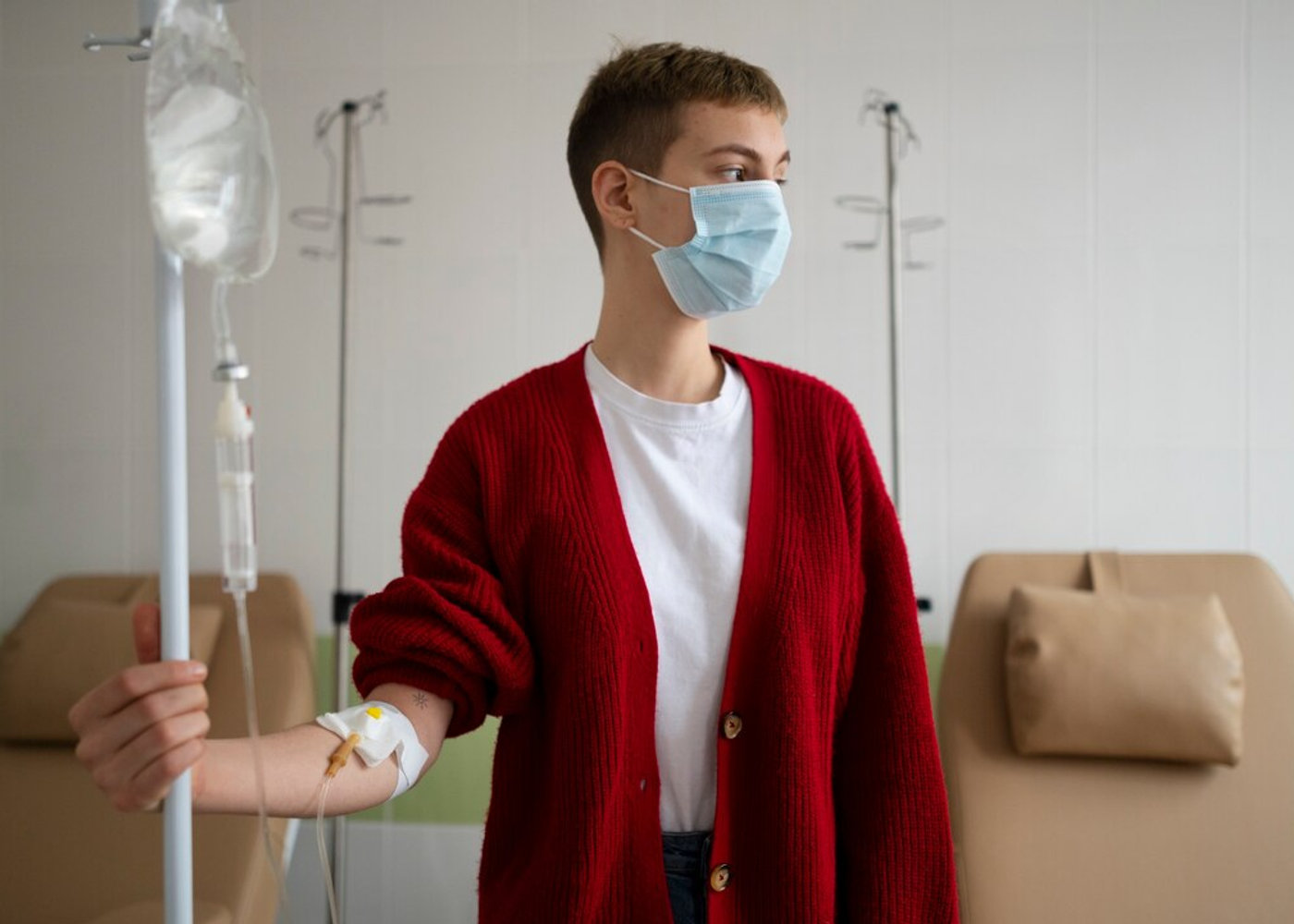 A relaxed sedation patient