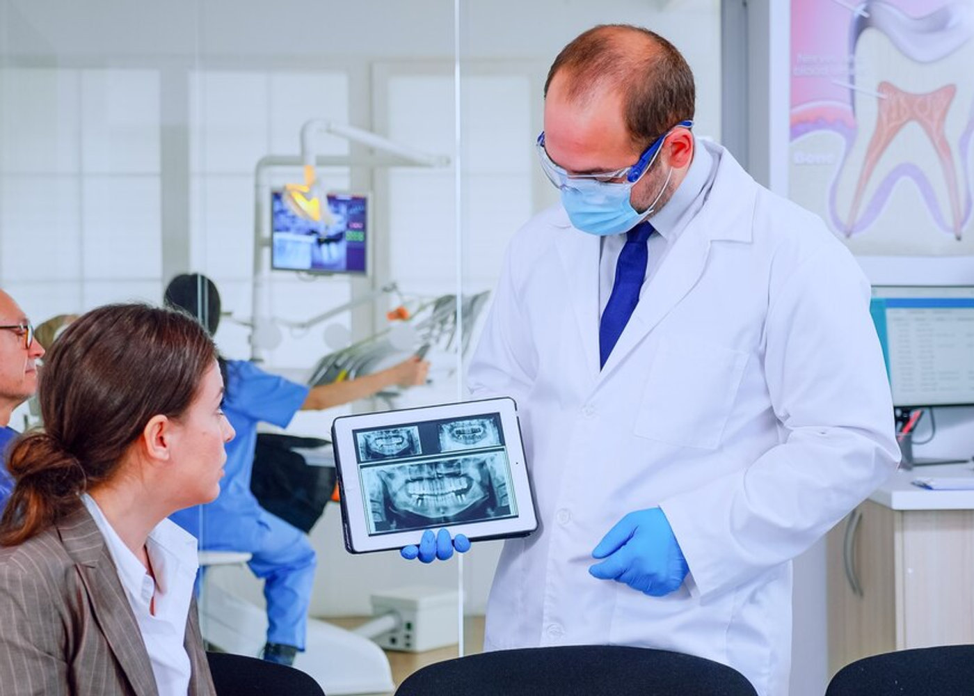 Reviewing a digital X-ray